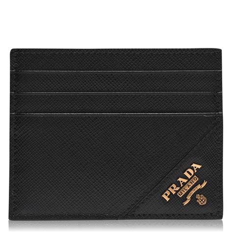 prada mens credit card holder|Prada wallet with money clip.